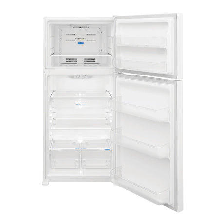 Réfrigérateur congélateur supérieur 30 po, 20 pi³ Blanc