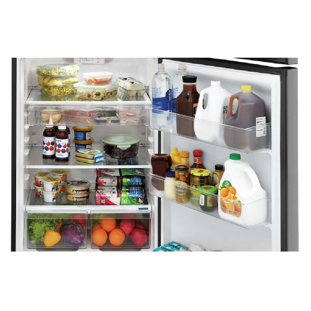 Réfrigérateur congélateur supérieur 30 po, 20 pi³ Blanc