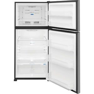 Réfrigérateur à congélateur supérieur 30 po, 20 pi³ Inox avec EvenTemp™
