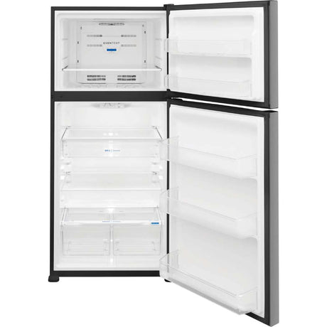 Réfrigérateur à congélateur supérieur 30 po, 20 pi³ Inox avec EvenTemp™