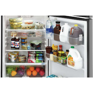 Réfrigérateur à congélateur supérieur 30 po, 20 pi³ Inox avec EvenTemp™