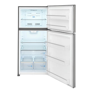 Réfrigérateur à congélateur supérieur 30 po, 20 pi³ Inox avec EvenTemp™