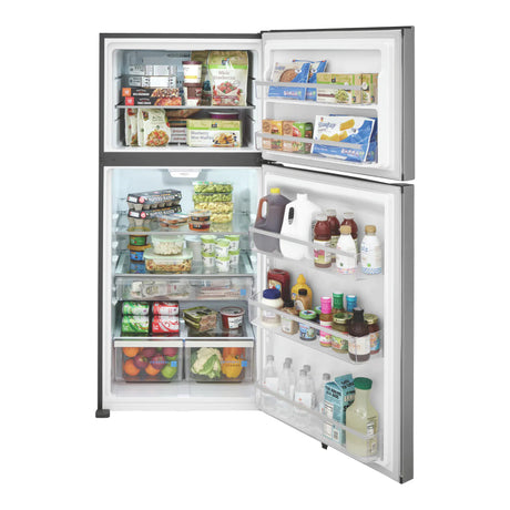 Réfrigérateur congélateur haut Inox 30po