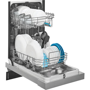 Lave-vaisselle encastrable 18 po, 52 dBA Inox - Compact