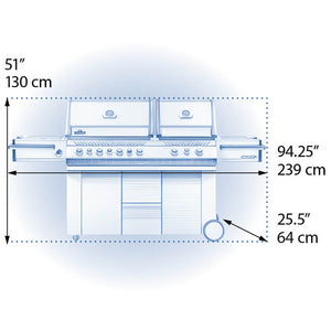 Barbecue au gaz propane - Prestige PRO 825 RSBI