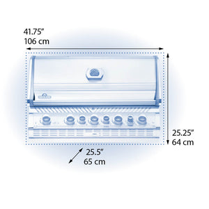 Barbecue encastré au gaz propane - Prestige PRO 665 RB