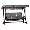 Balancelle 3 places en tissu avec une structure en aluminium - Kaza