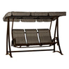 Balancelle 3 places en tissu avec une structure en aluminium - Kaza
