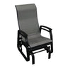 Chaise berçante en tissu avec une structure en aluminium - Kaza