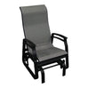 Chaise berçante en tissu avec une structure en aluminium - Kaza