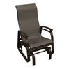 Chaise berçante en tissu avec une structure en aluminium - Kaza