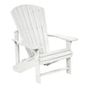 Chaise extérieure en plastique recyclé - Adirondack Classique C01
