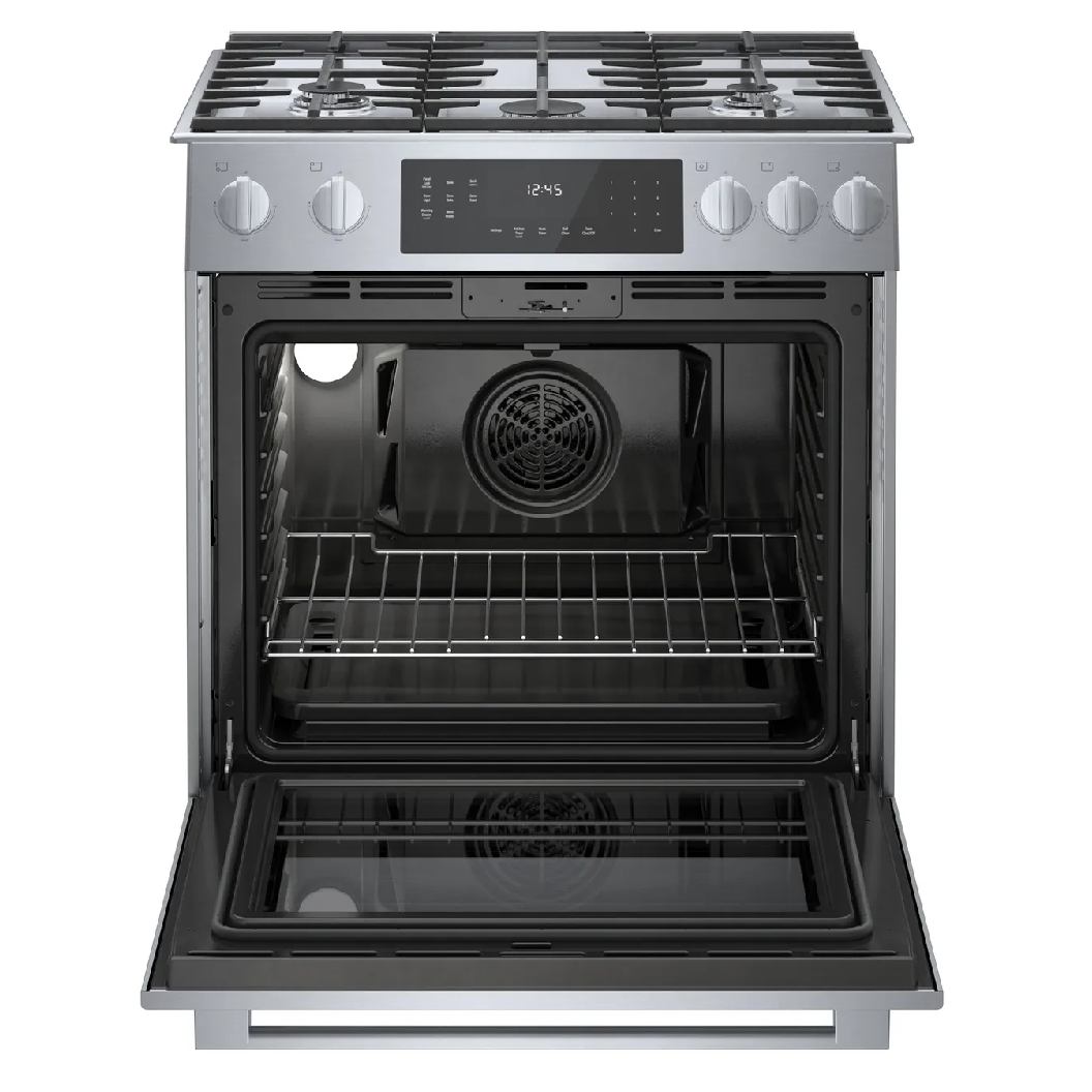 Cuisinière au gaz encastrable 30 po, 4,8 pi³ Inox