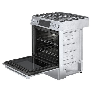 Cuisinière au gaz encastrable 30 po, 4,8 pi³ Inox