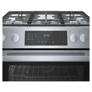 Cuisinière au gaz encastrable 30 po, 4,8 pi³ Inox