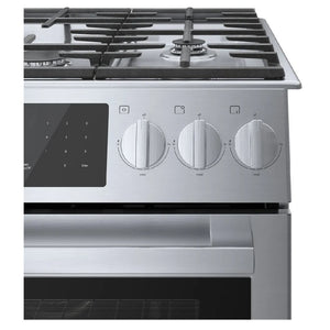Cuisinière au gaz encastrable 30 po, 4,8 pi³ Inox