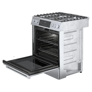 Cuisinière au gaz encastrable 30 po, 4,8 pi³ Inox - Série Benchmark avec 5 brûleurs