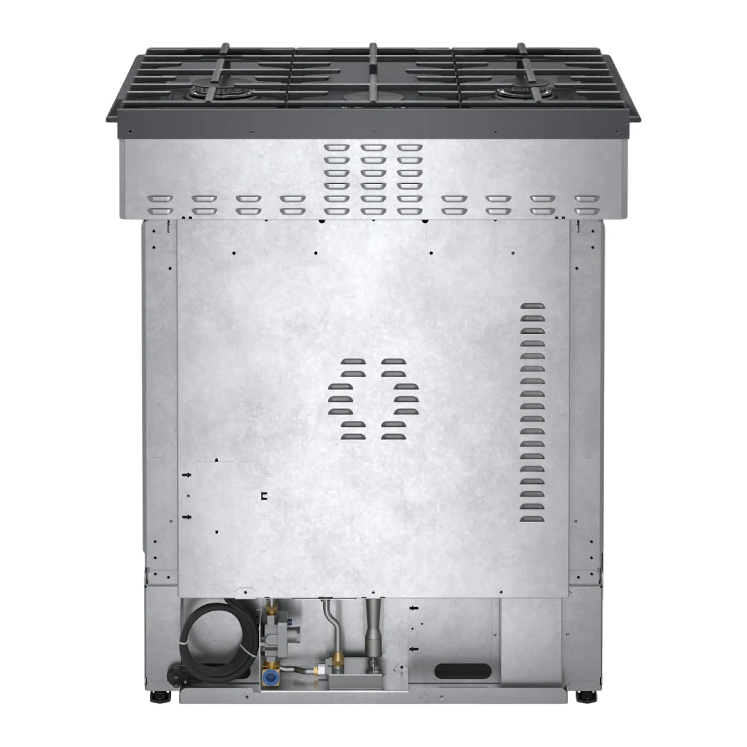 Cuisinière au gaz encastrable 30 po 4,8 pi³ Inox noir - Série 800 - Convection uniforme & Tiroir réchaud