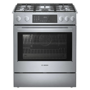 Cuisinière biénergie encastrable 30 po, 4,6 pi³ - Série 800 avec 5 brûleurs