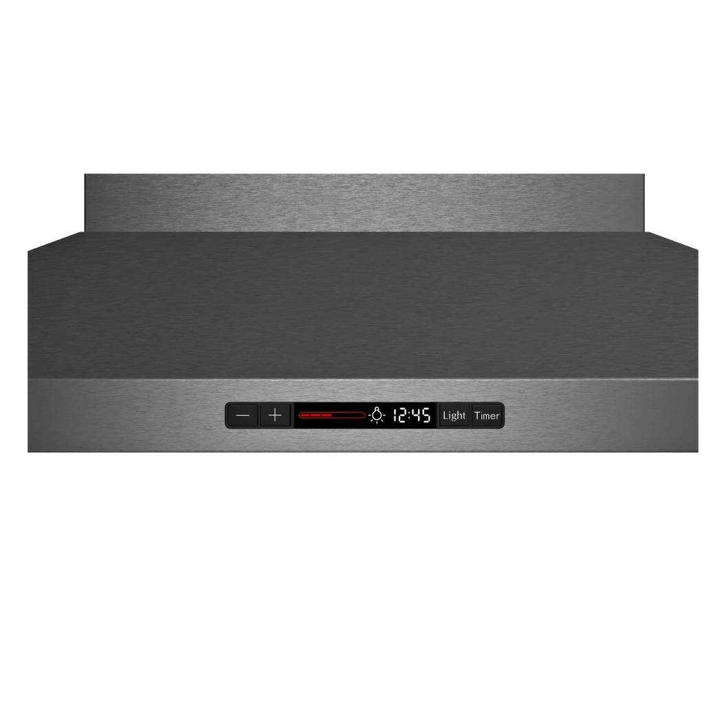 Hotte murale 36 po Inox noir Série 800