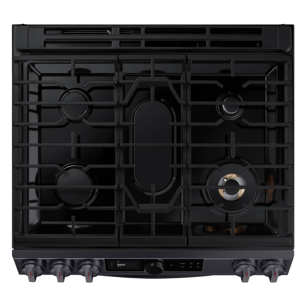 Cuisinière au gaz encastrable 30 po, 6,0 pi³ avec Air Fry et Autonettoyage - Série Bespoke