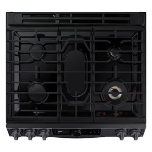 Cuisinière au gaz encastrable 30 po, 6,0 pi³ avec Air Fry et Autonettoyage - Série Bespoke