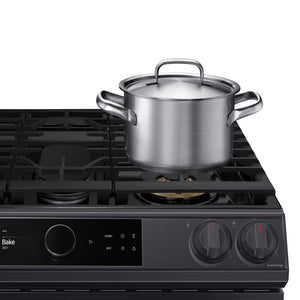 Cuisinière au gaz encastrable 30 po, 6,0 pi³ avec Air Fry et Autonettoyage - Série Bespoke