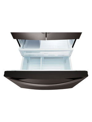 Réfrigérateur portes françaises Noir 30po
