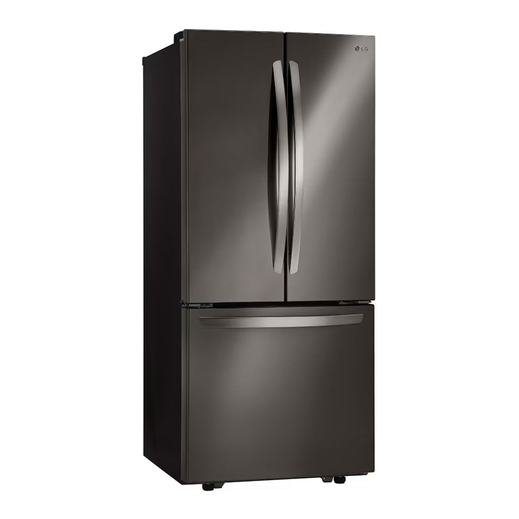 Réfrigérateur porte française 30 po 3 portes 21,8 pi³ Inox noir Smart Cooling Plus™