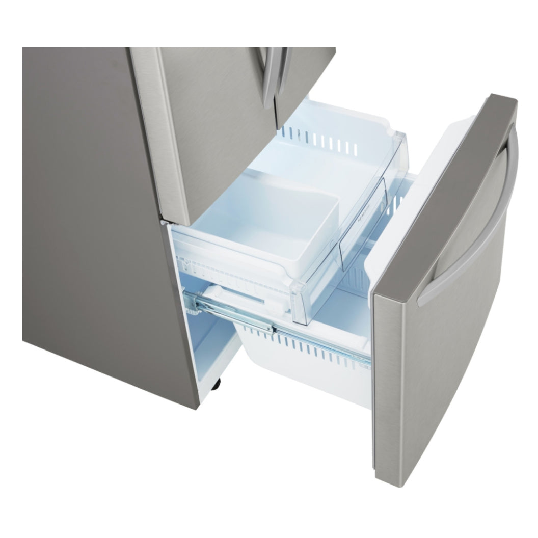 Réfrigérateur porte française 30 po 3 portes 21,8 pi³ Inox Smart Cooling Plus™