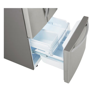 Réfrigérateur porte française 30 po 3 portes 21,8 pi³ Inox Smart Cooling Plus™