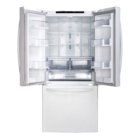 Réfrigérateur portes françaises Blanc 30po