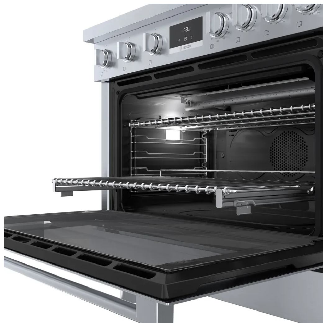 Cuisinière au gaz 36 po, 3,4 pi³ Inox - Série 800 avec 6 brûleurs