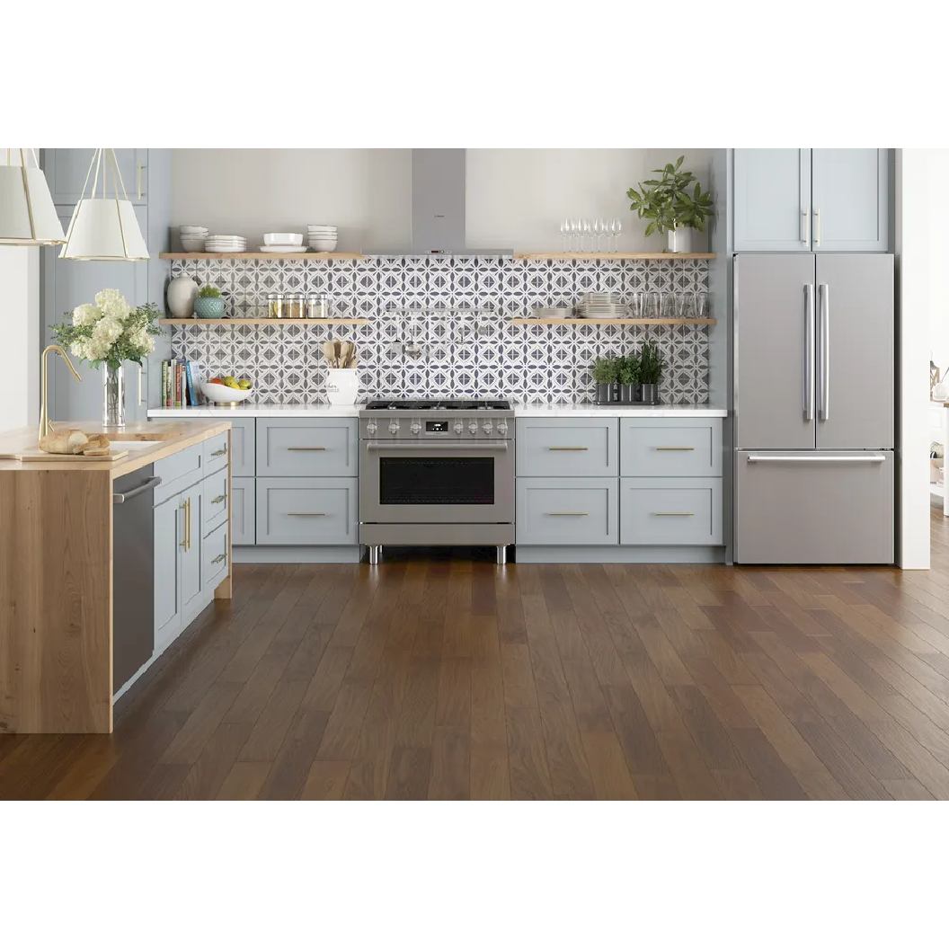 Cuisinière au gaz 36 po, 3,4 pi³ Inox - Série 800 avec 6 brûleurs