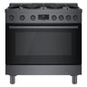 Cuisinière au gaz encastrable 36 po, 3,4 pi³ avec brûleur double anneau et QuietClose - Série 800