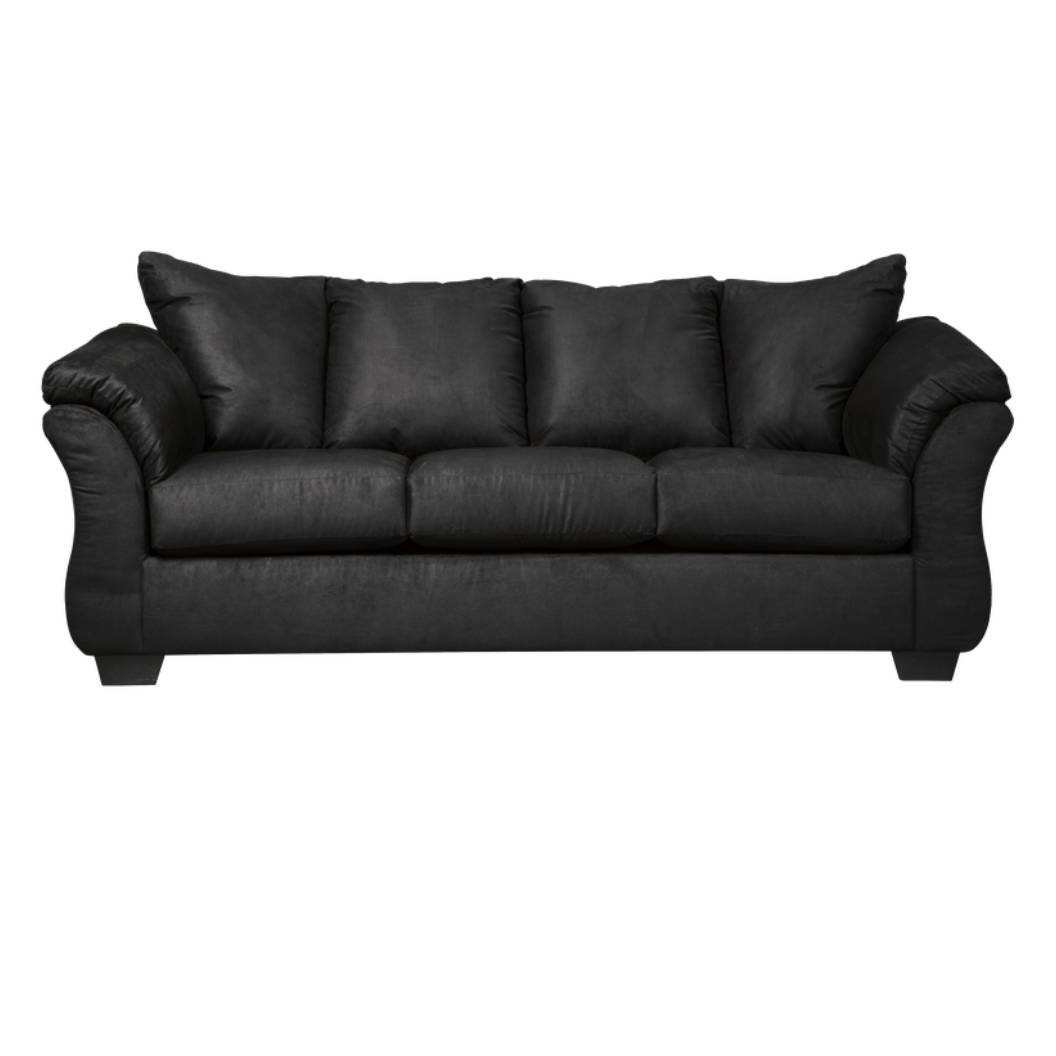 Sofa en tissu noir - Darcy