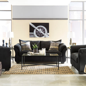 Sofa en tissu noir - Darcy