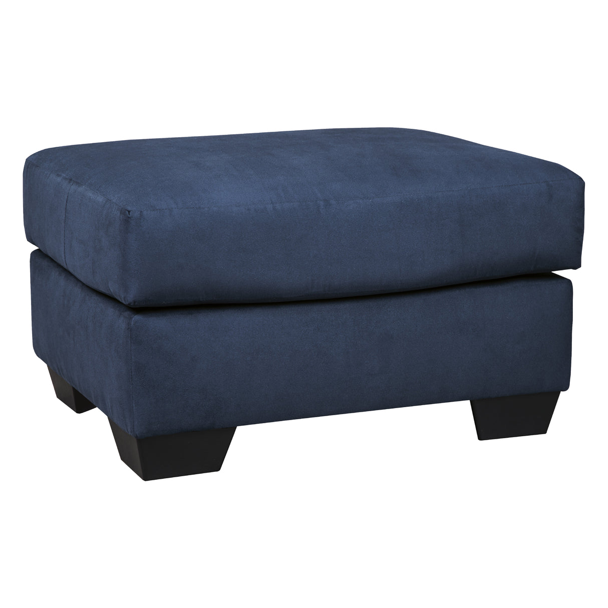 Ottoman Darcy en tissu bleu