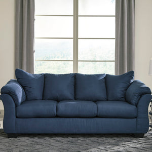 Sofa en tissu bleu marine - Darcy