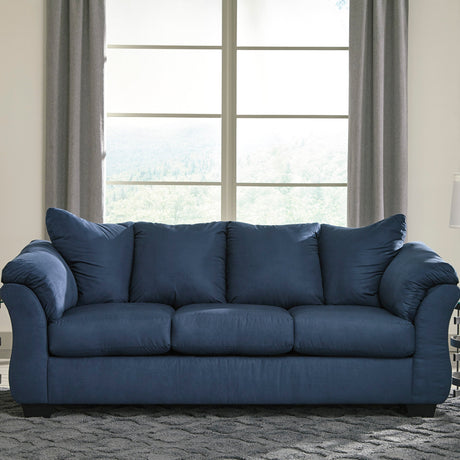 Sofa en tissu bleu marine - Darcy