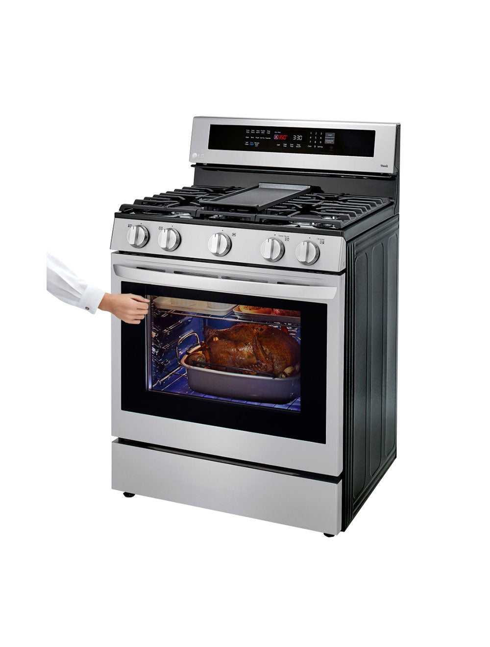 Cuisinière au gaz autoportante 30 po. 5,8 pi³ Inox