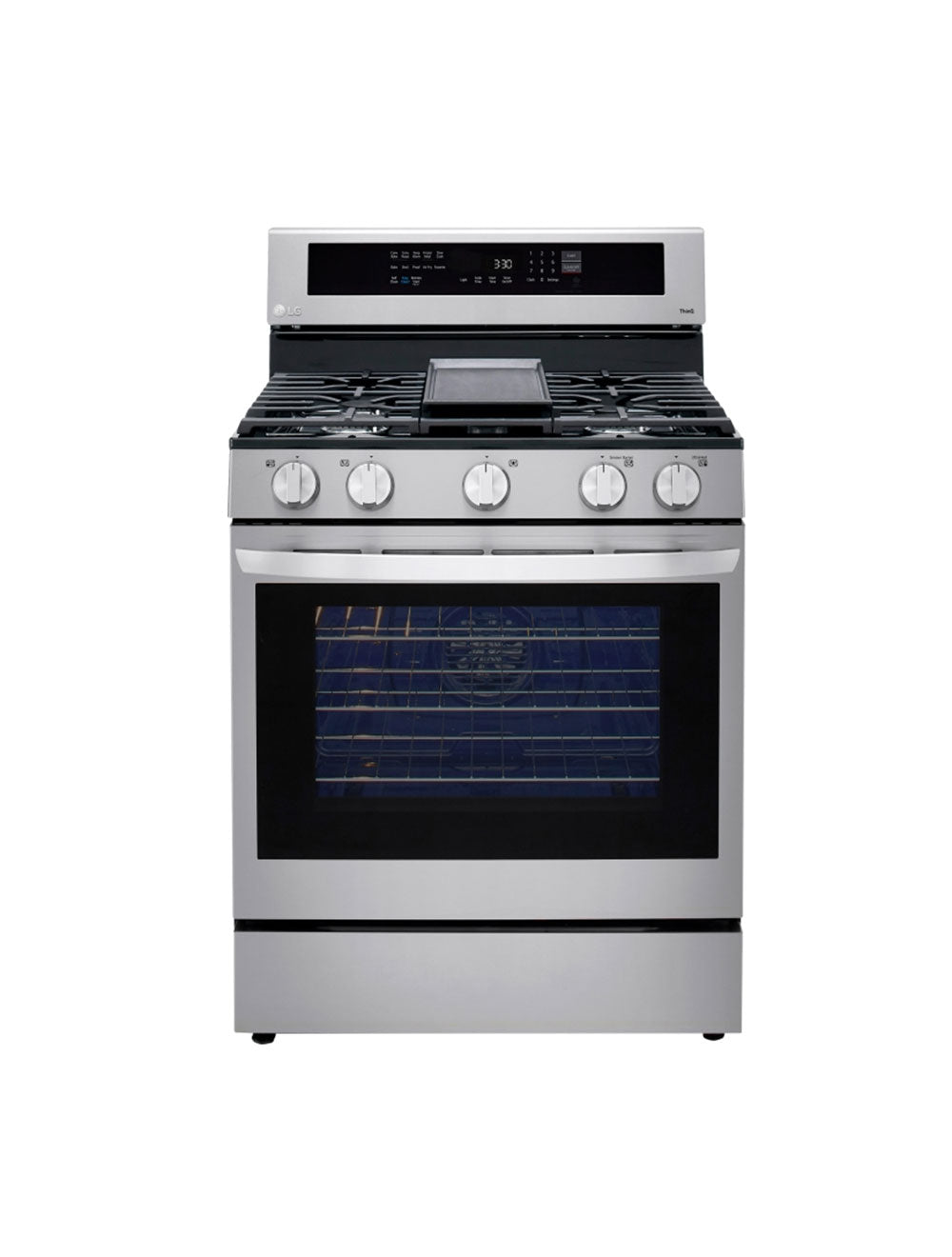 Cuisinière au gaz autoportante 30 po. 5,8 pi³ Inox
