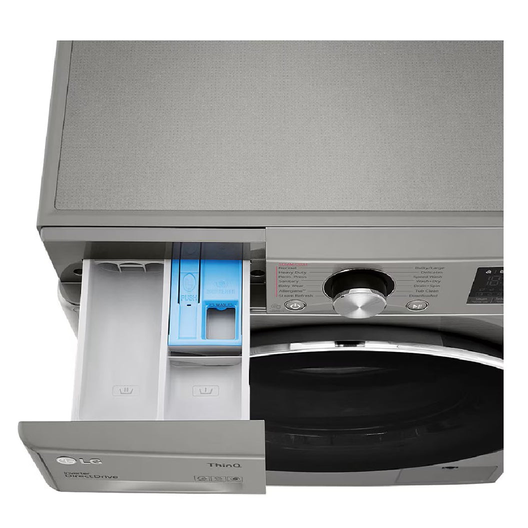 Combo laveuse/sécheuse à chargement frontal 24 po, 2,6 pi³ Inox graphite avec IA DD™ et TurboWash 360™