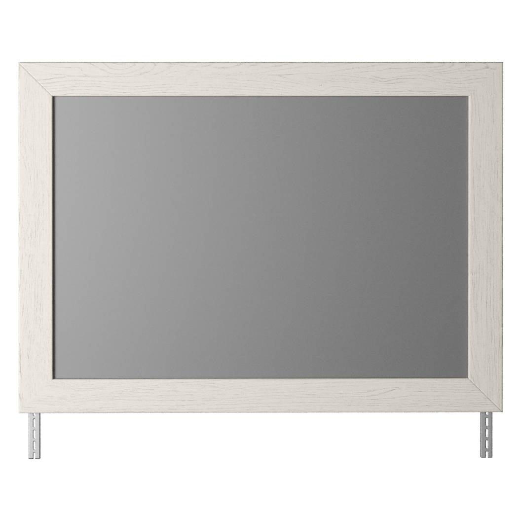 Miroir de bureau en bois blanc - Stelsie