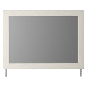 Miroir de bureau en bois blanc - Stelsie