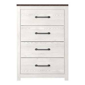 Commode à 4 tiroirs en bois bicolore - Gerridan