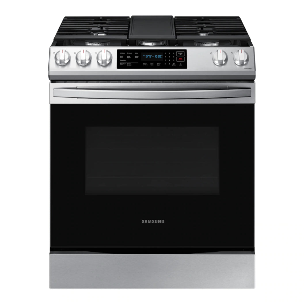 Cuisinière au gaz encastrable 30 po, 6,0 pi³ Inox avec Autonettoyage et Wi-Fi