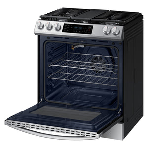 Cuisinière au gaz encastrable 30 po, 6,0 pi³ Inox avec Autonettoyage et Wi-Fi