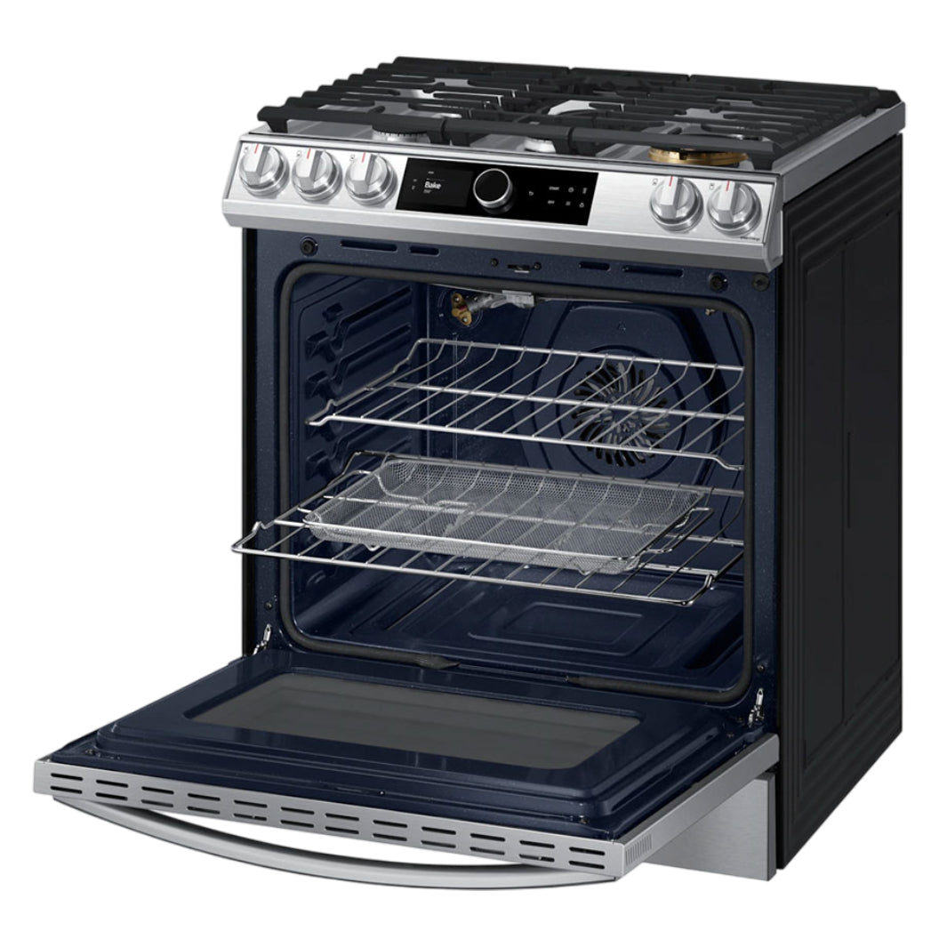 Cuisinière à convection au gaz encastrable 30 po. 6,0 pi³ Inox