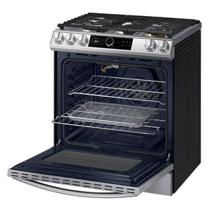 Cuisinière à convection au gaz encastrable 30 po. 6,0 pi³ Inox